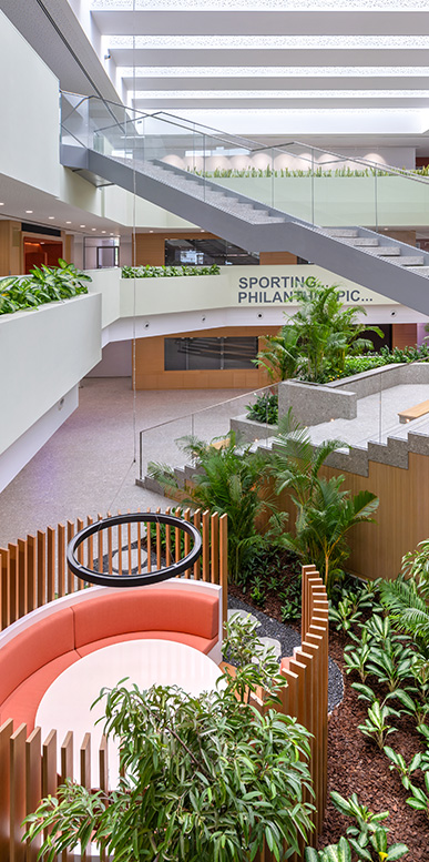 The Jafar Centre, a stunning new addition to Dubai College, showcases a biophilic design crafted by the architects at Godwin Austen Johnson. This innovative building beautifully blends nature with cutting-edge architecture, creating an inspiring environment for students and faculty alike.